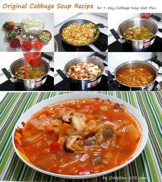 Recipe For 7-Day Diet Cabbage Soup