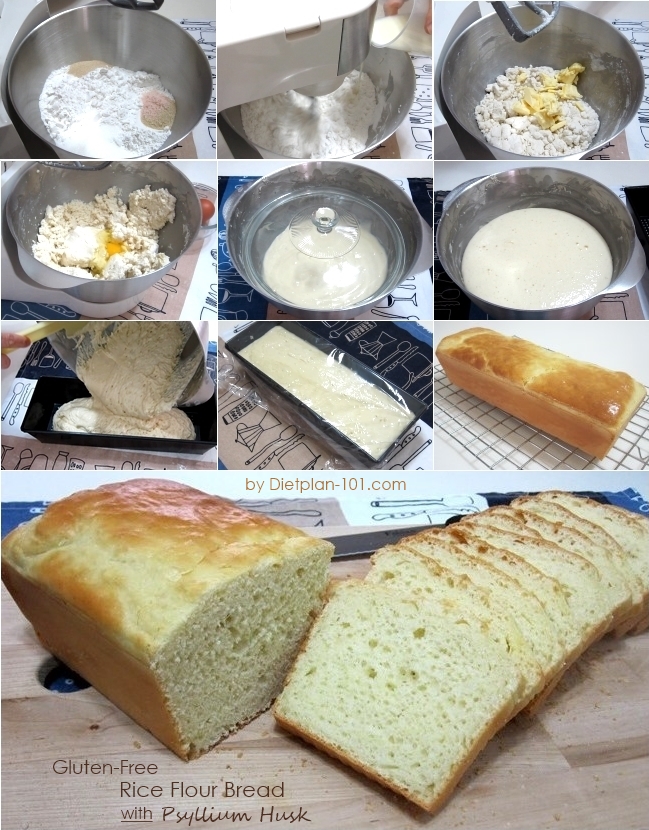 Gluten-Free Rice Flour Bread with Psyllium Husk Recipe