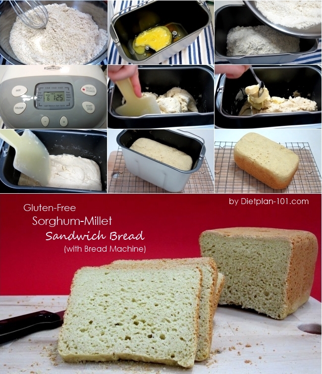 GlutenFree Sandwich Bread (Bread Machine) Recipe Diet