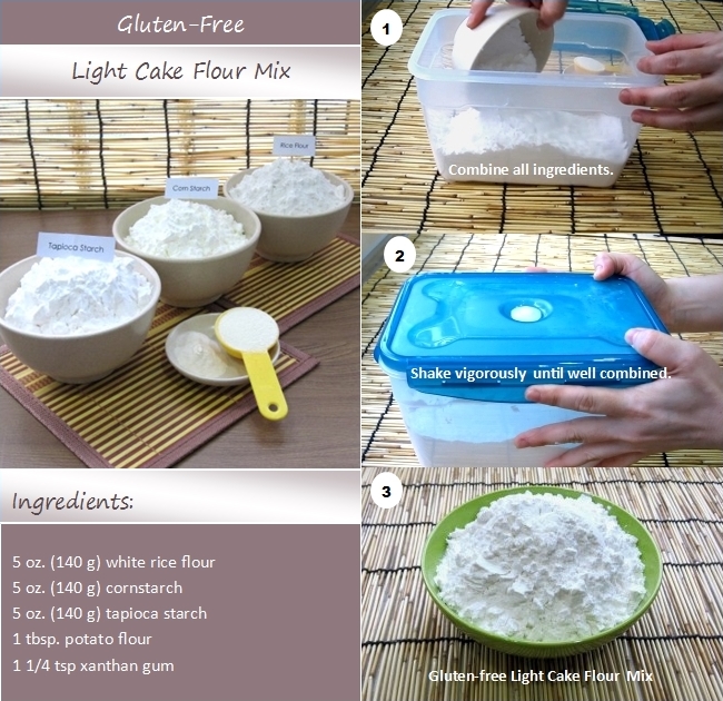 GlutenFree Light Cake Flour Mix Recipe Diet Plan 101