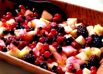 Baked Apple Mixed Berries with Cinnamon (Cabbage Soup Diet Recipe)