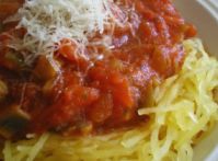 Low-Carb Spaghetti Squash with Tomato Sauce Recipe