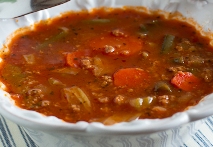 Spicy Ground Turkey with Tomato Sauce (Cabbage Soup Diet Recipe)