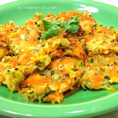 Zucchini Carrot Patties (Cabbage Soup Diet Recipe)