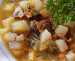 Low-Calorie Mushroom Potato Leek Soup Recipe