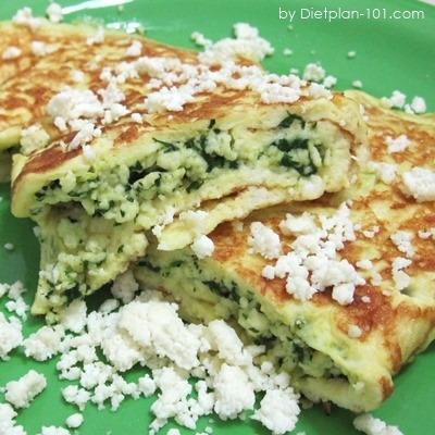 Savory Spinach Ricotta Crepes (South Beach Phase 1 Recipe)