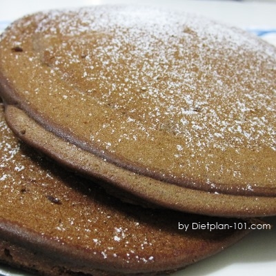 Chocolate Soy Pancakes (Atkins Diet Phase 1 Recipe)