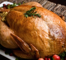 Roasted Whole Turkey with Low-Fat Bread Sauce (Dukan Diet PP Consolidation Recipe)