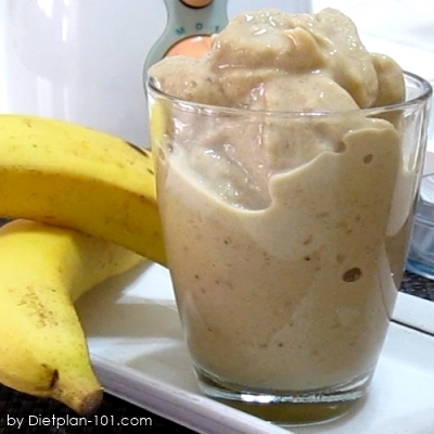 Banana Milk Coffee Smoothie (Cabbage Soup Diet Recipe)